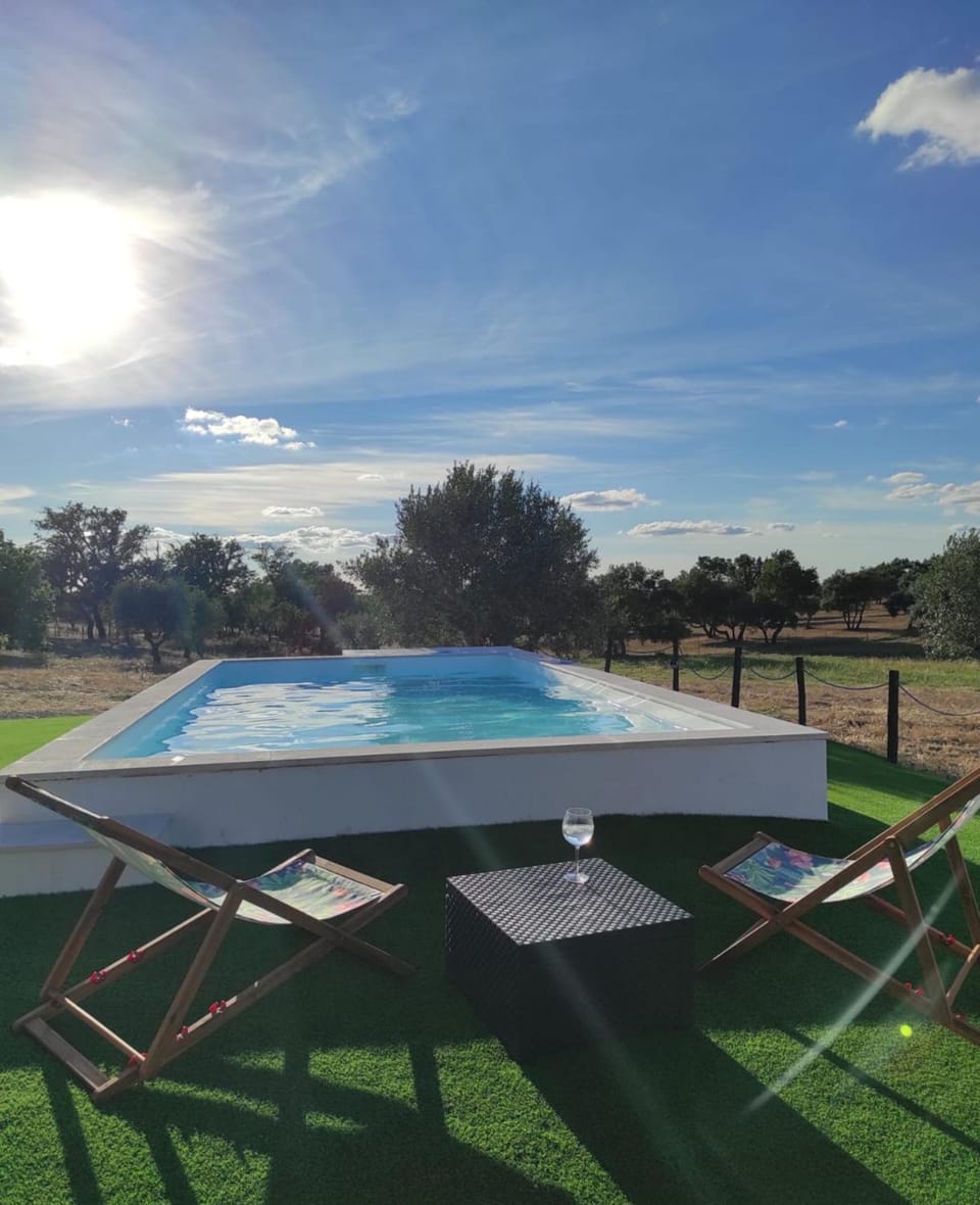 Natural landscape, Pool view, Swimming pool, sunbed