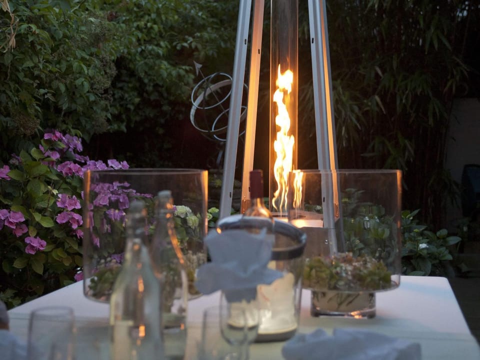 Night, Garden, Garden view