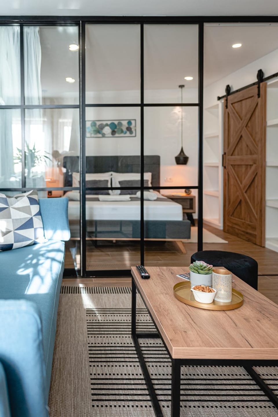 Living room, Seating area, Bedroom