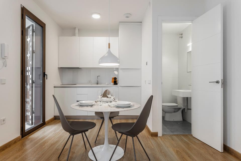 Living room, kitchen, kitchen