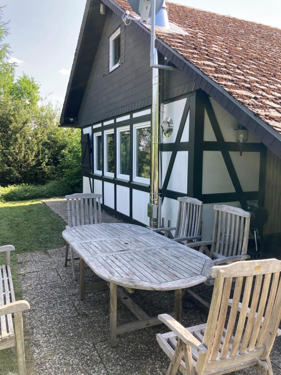 Property building, Garden view