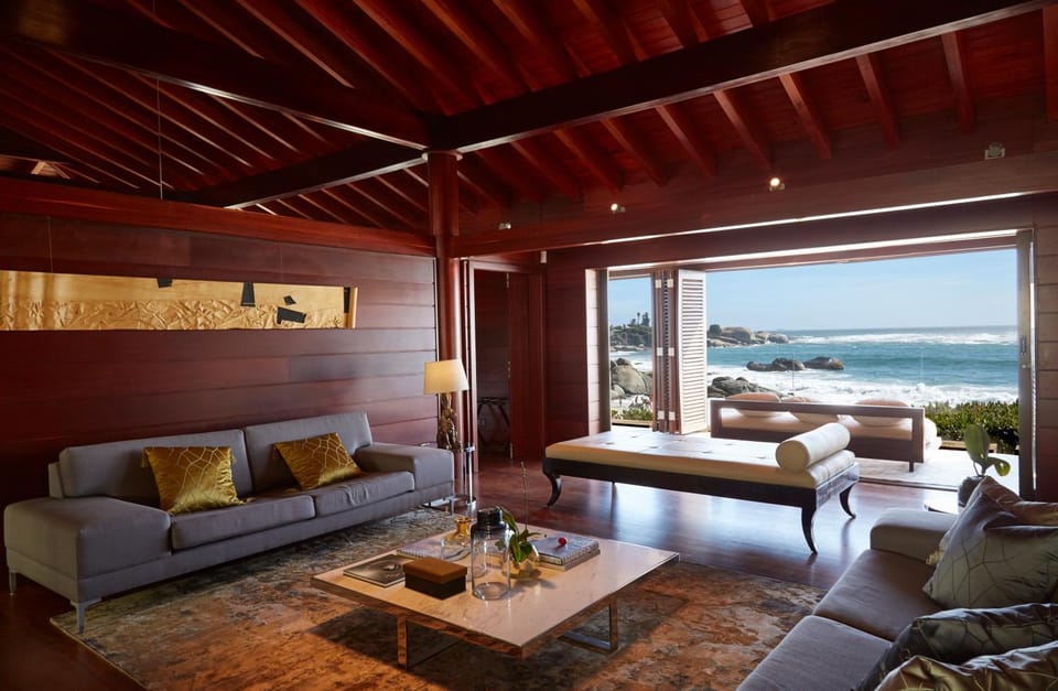 Living room, Seating area, Sea view
