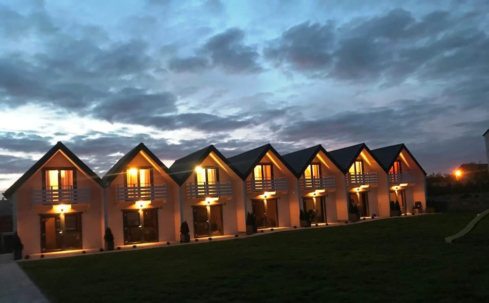 White Houses Rewal Nature lodge in West Pomeranian Voivodeship, Poland