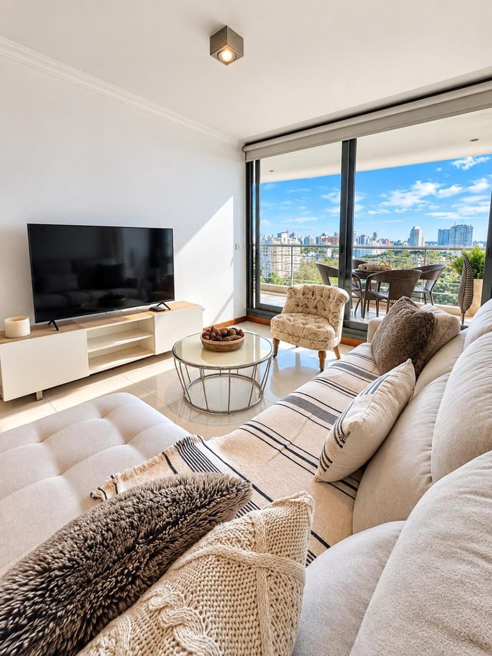 TV and multimedia, View (from property/room), Balcony/Terrace, Living room
