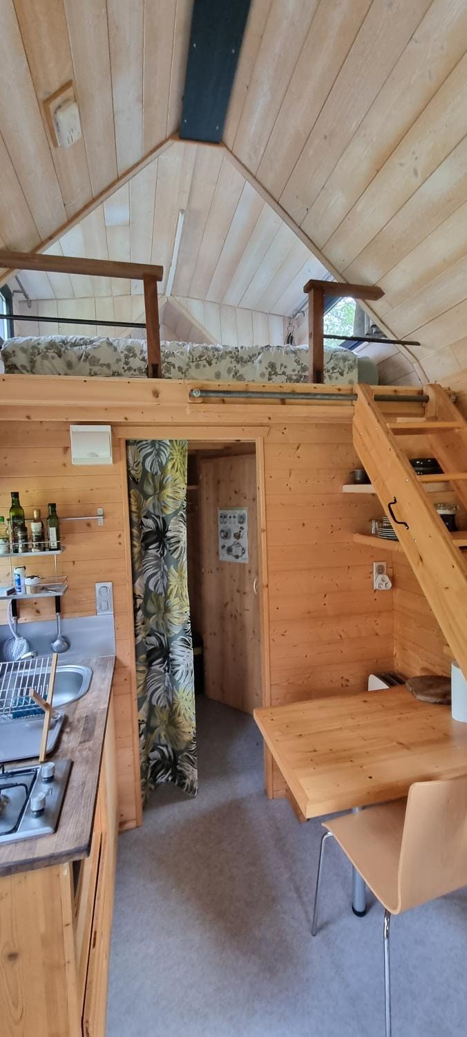 Insolite Tiny House Sérénité Bien Être Country House in Vosges