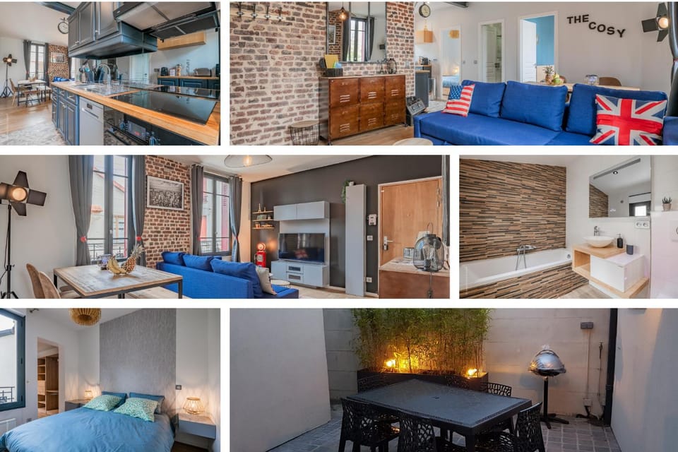 Bed, Kitchen or kitchenette, Living room, Seating area, Dining area