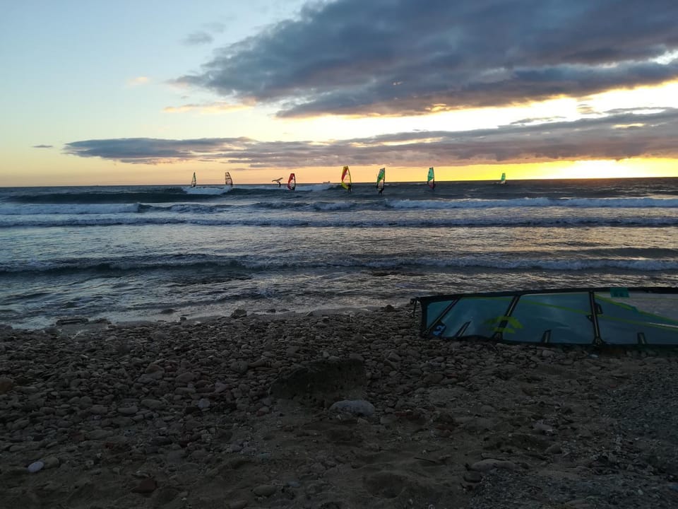 Beach, Windsurfing
