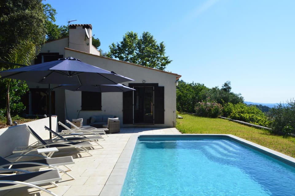 Day, Natural landscape, Garden, Garden view, Pool view, Swimming pool, sunbed