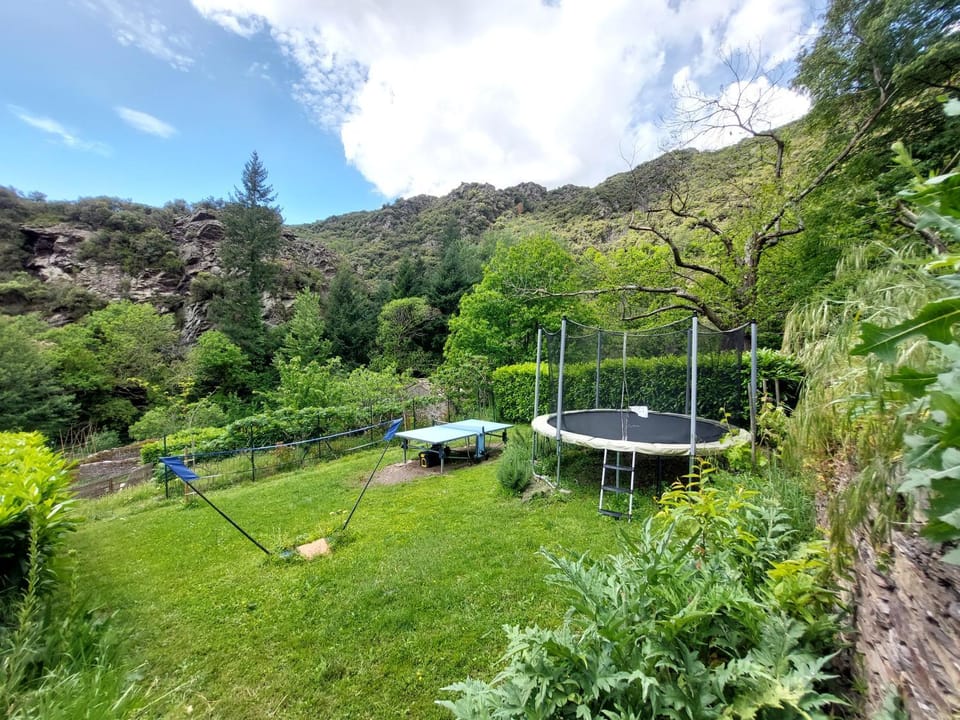Children play ground, Garden, Garden view, Mountain view
