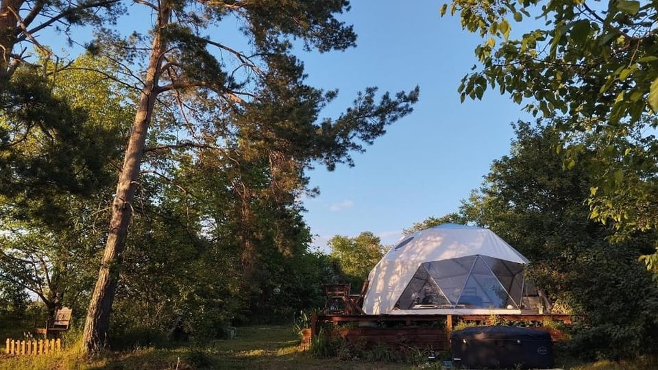 Stargazer Dome at Lake Balaton House in Hungary