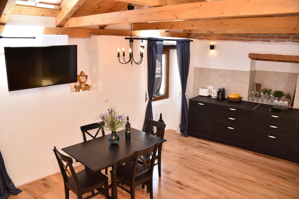 Kitchen or kitchenette, Dining area