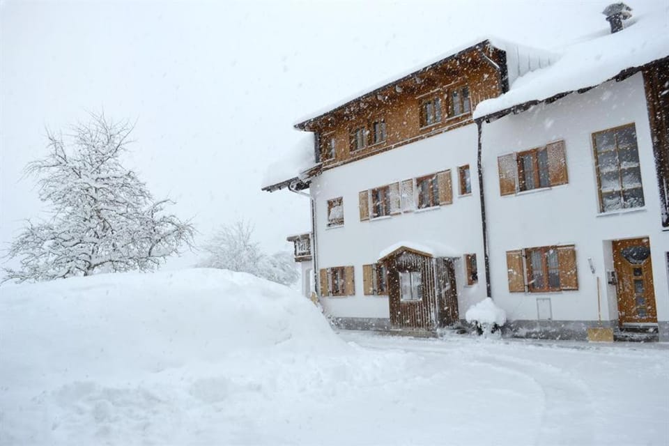 Property building, Day, Winter