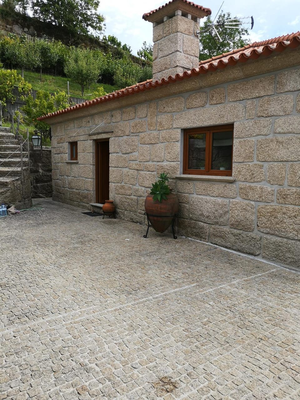 Property building, Patio