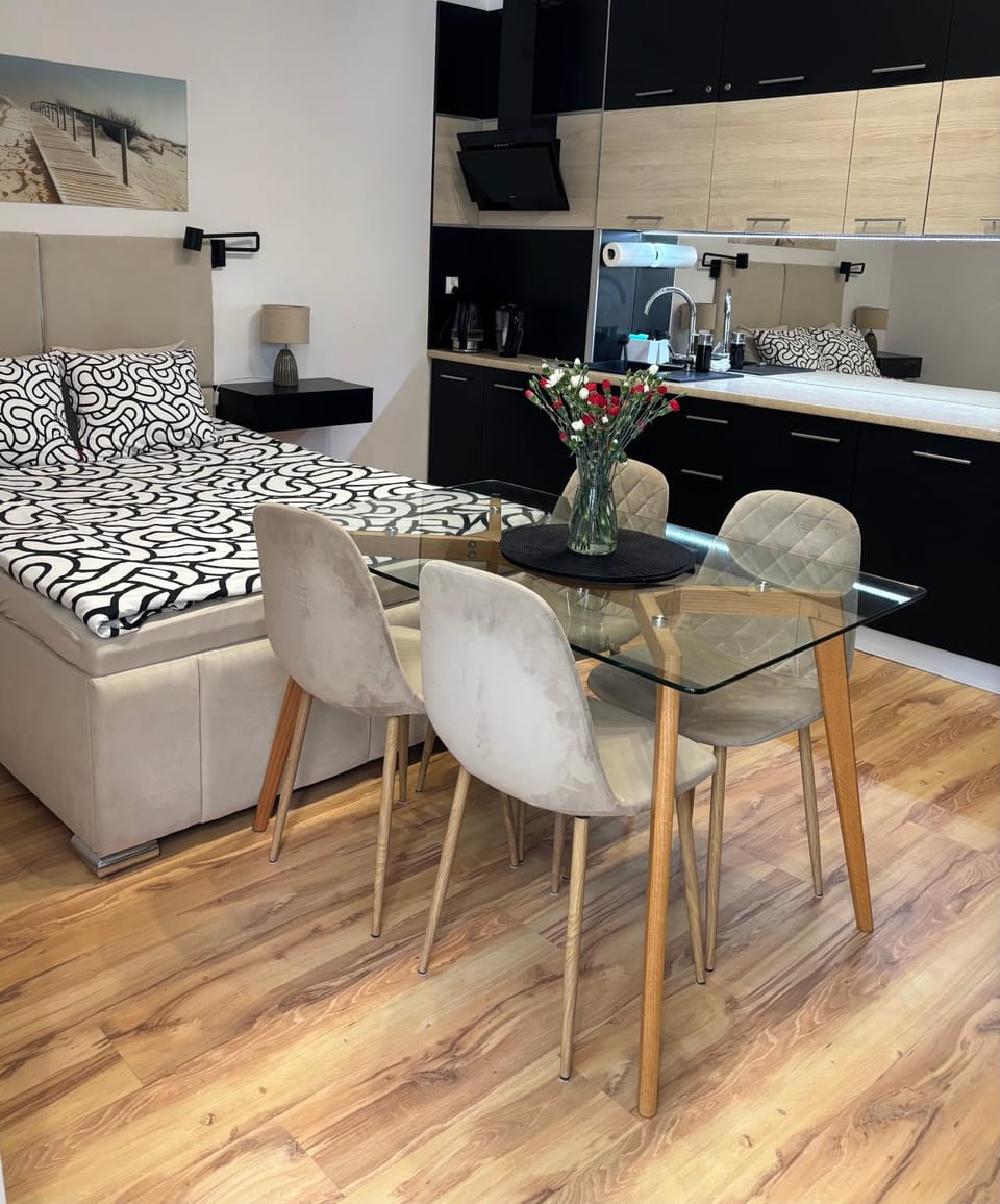 Apartament MIODOWY przy plaży Apartment in Pomeranian Voivodeship