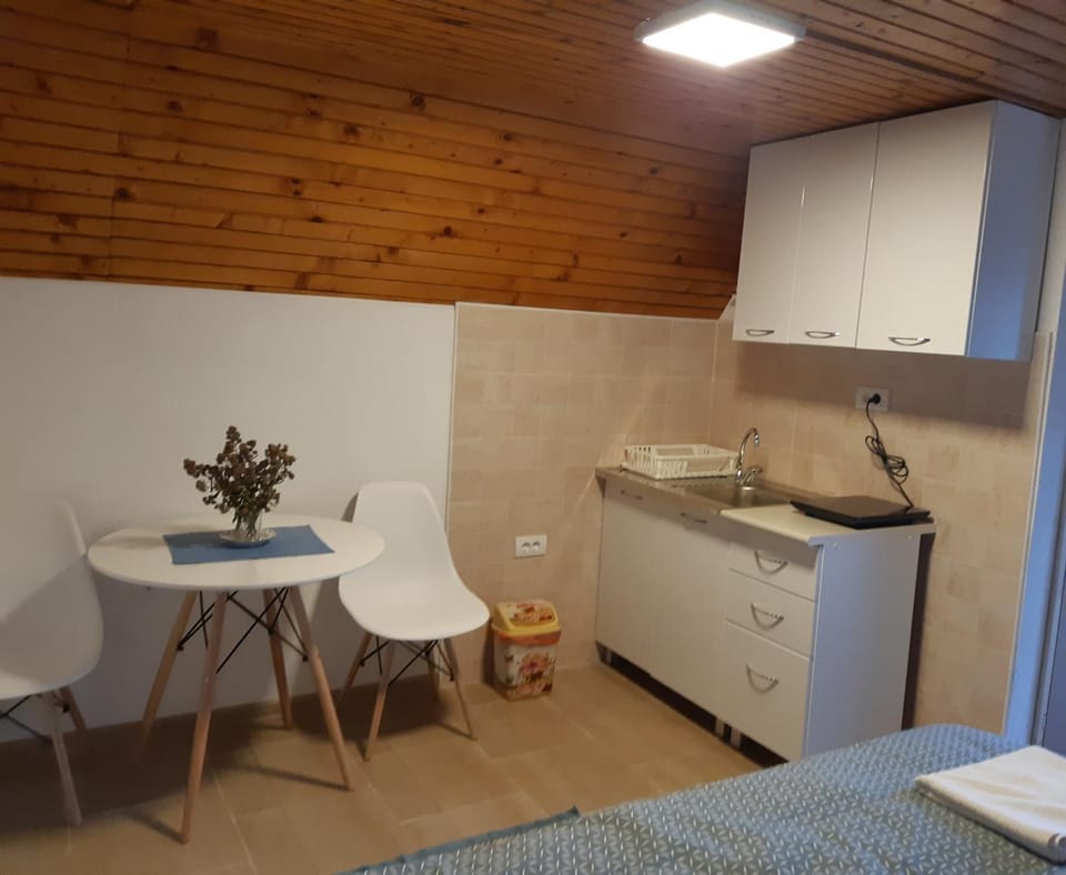Kitchen or kitchenette, Dining area