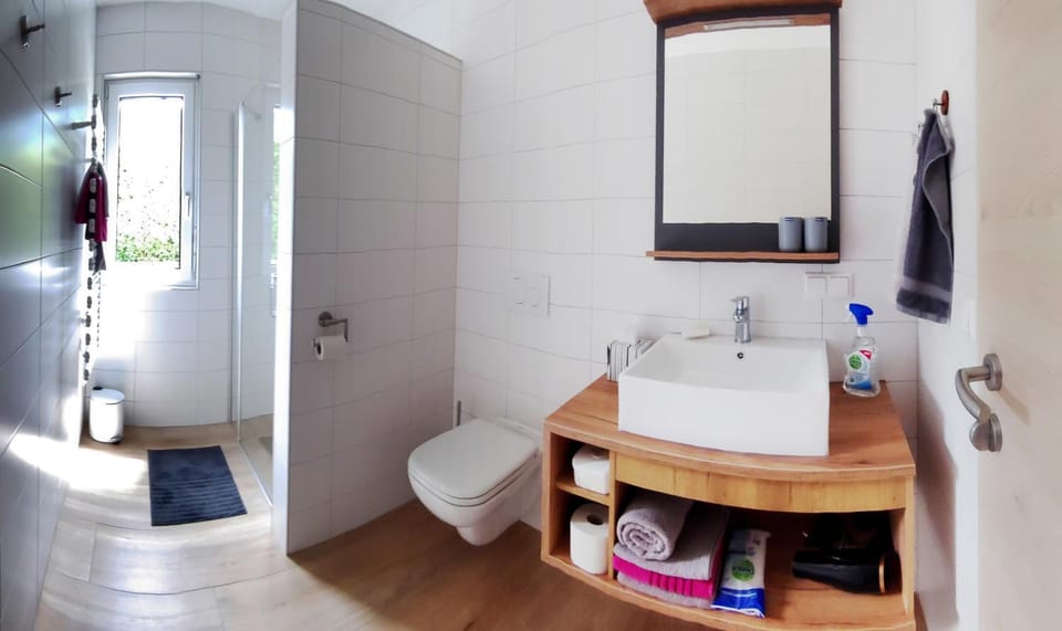 Shower, Toilet, Bathroom, towels
