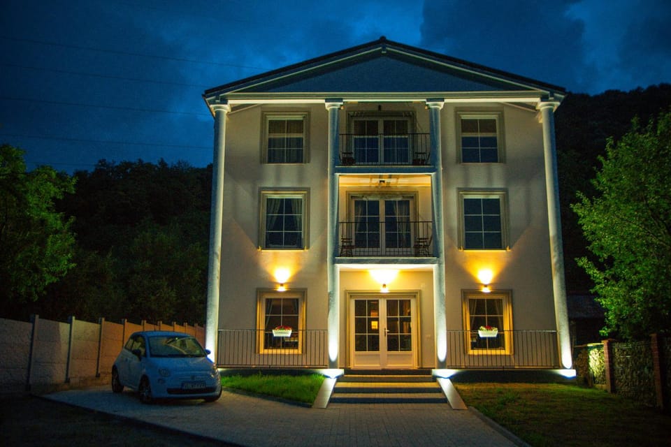 Property building, Sunset