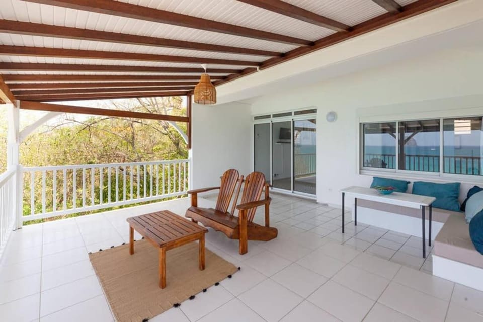 Patio, Balcony/Terrace, Living room, Sea view