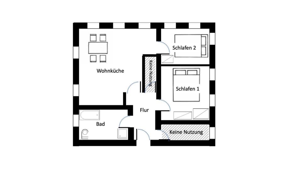 Bathroom, Floor plan, Bedroom, kitchen