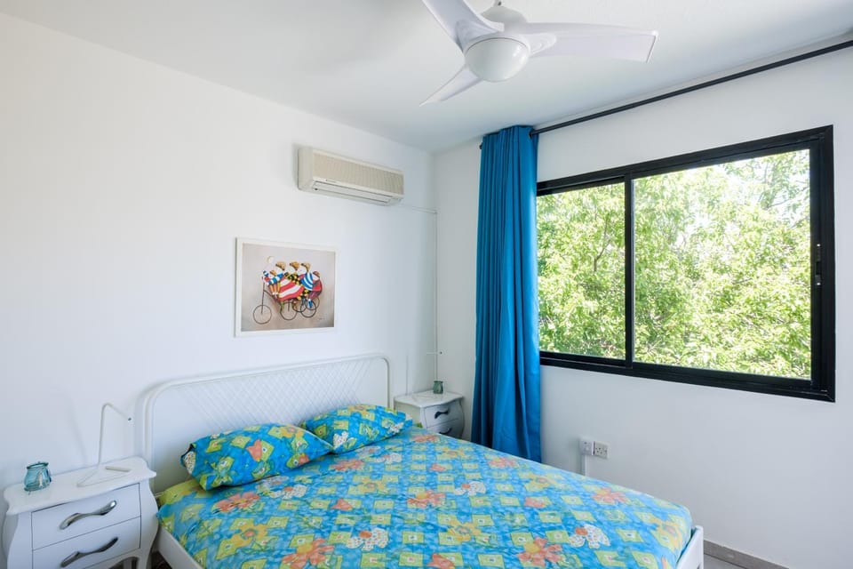 Bed, Photo of the whole room, Bedroom, fireplace, air conditioner