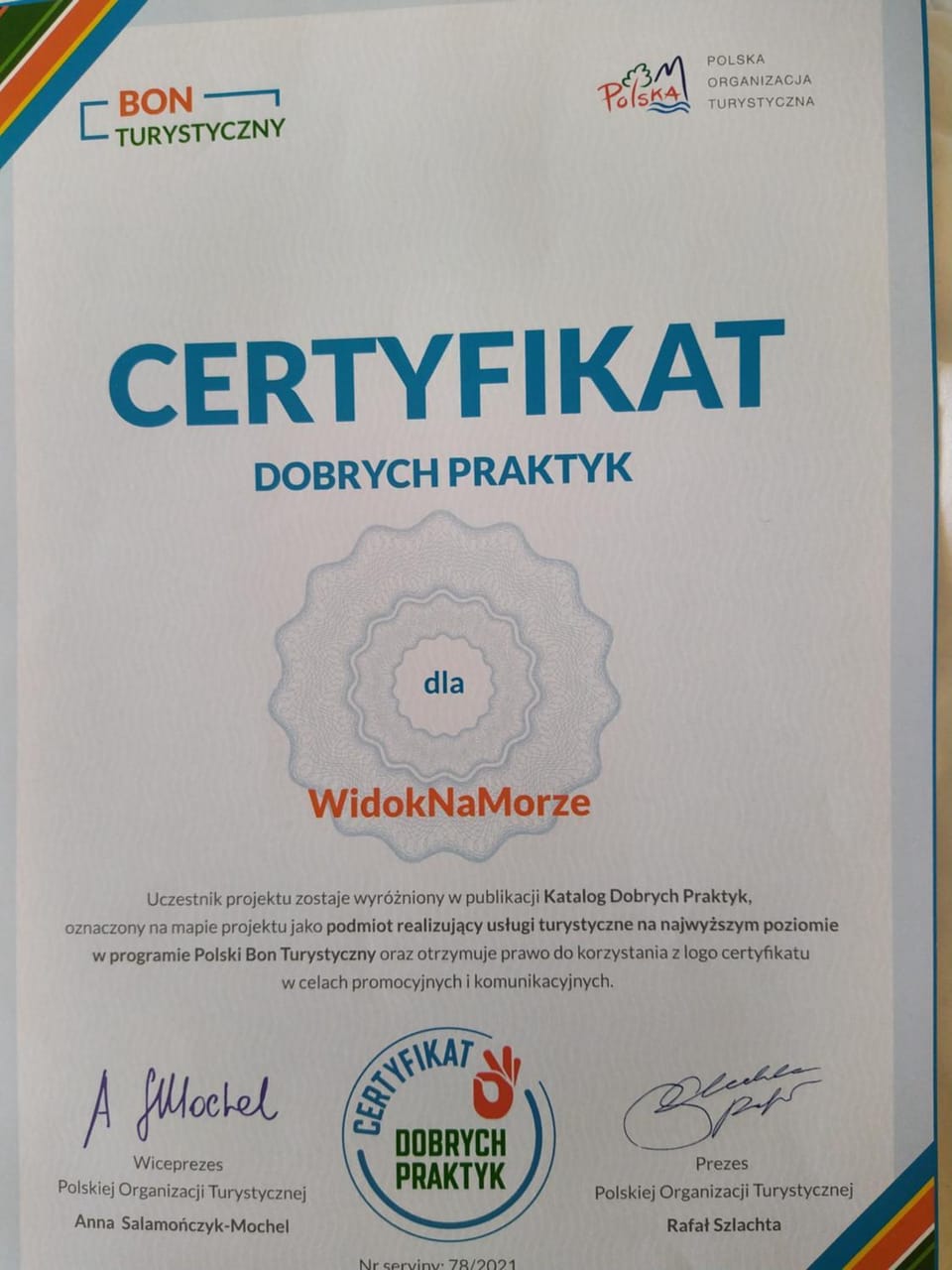 Property building, Certificate/Award