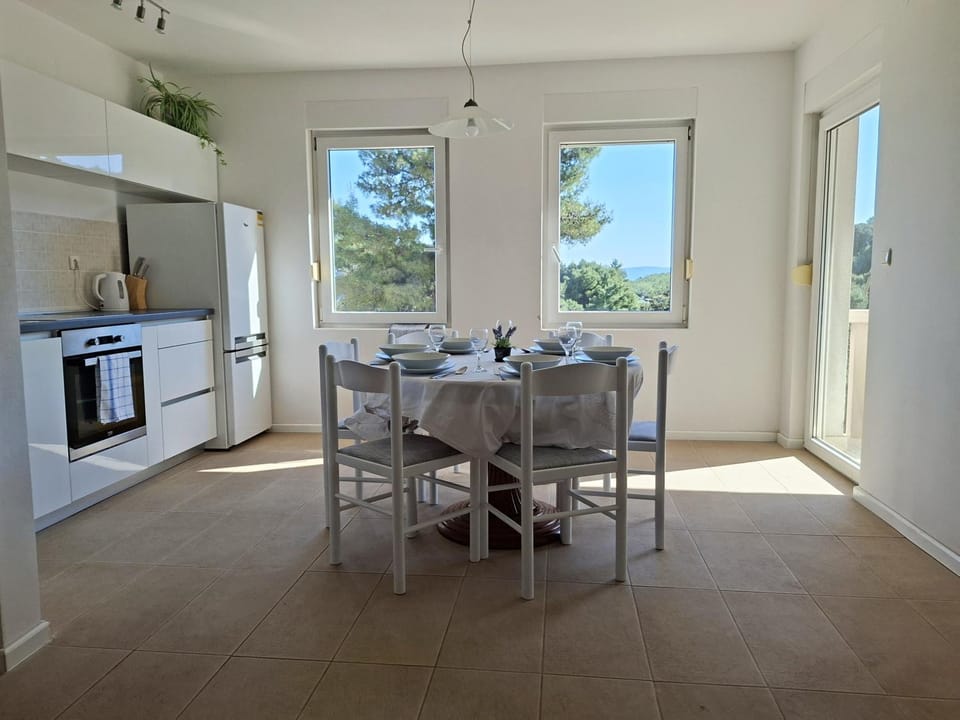 Kitchen or kitchenette, Dining area