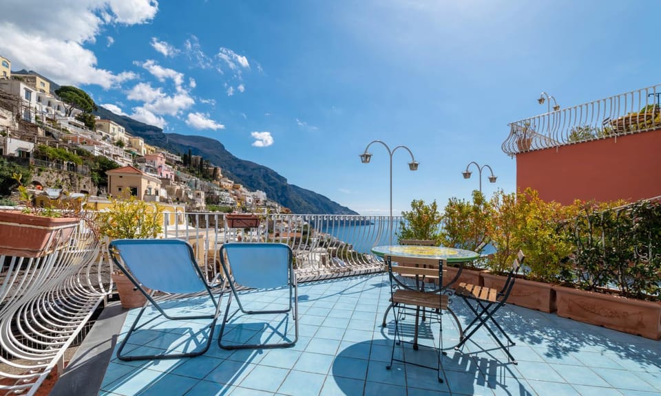 View (from property/room), Balcony/Terrace, Sea view