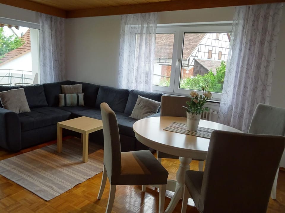 Living room, Seating area, Dining area