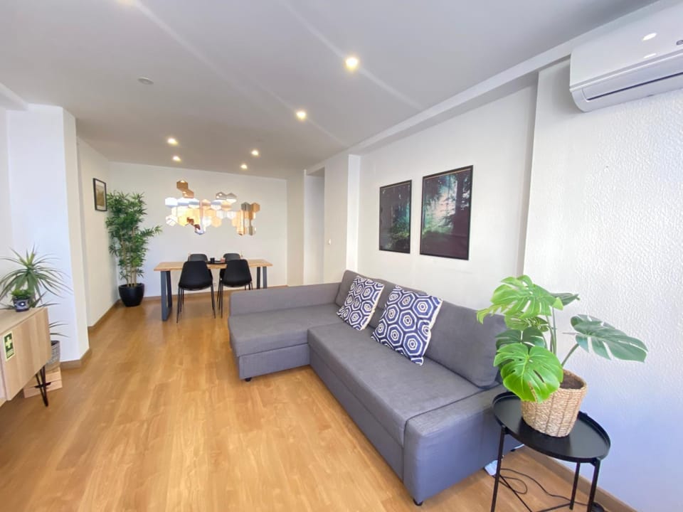 Living room, air conditioner