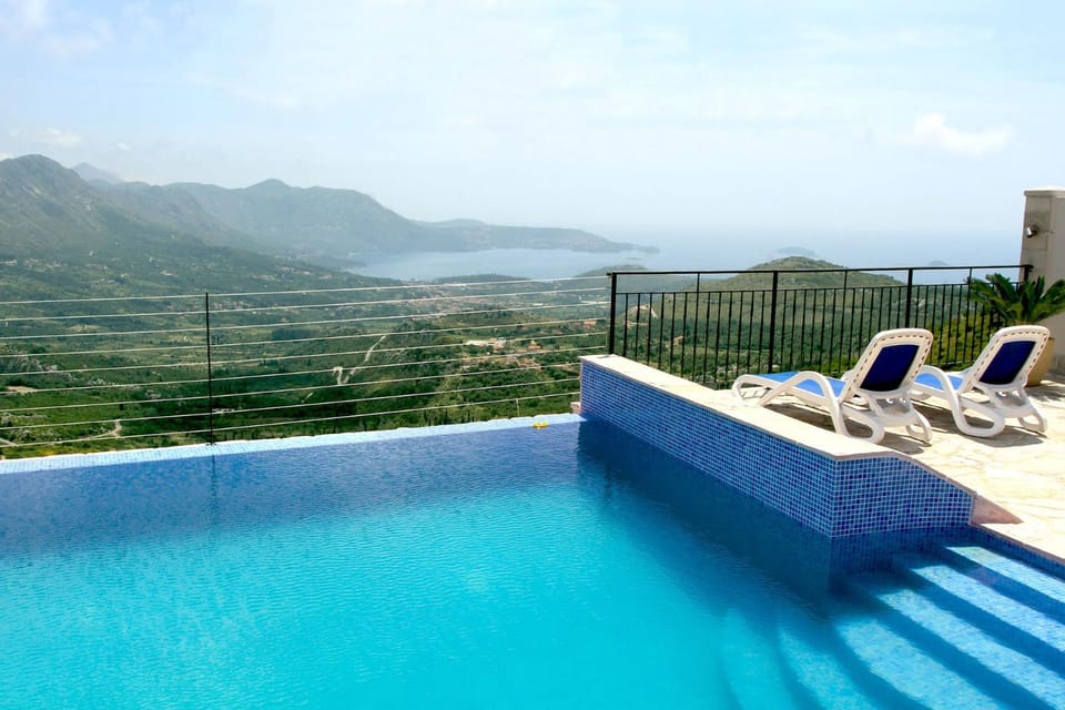 Natural landscape, Mountain view, Pool view, Sea view, Swimming pool