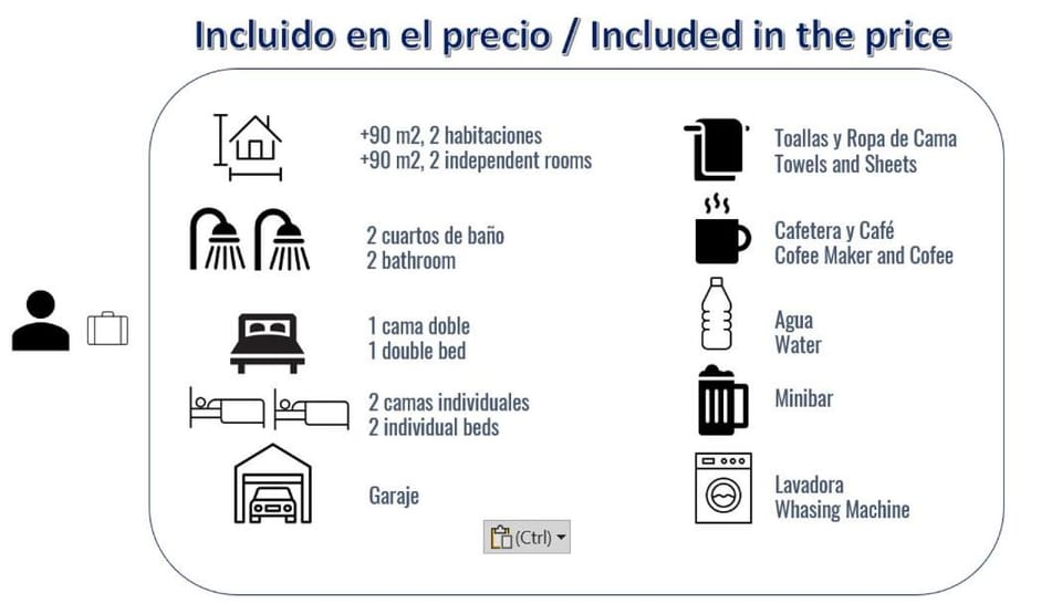 2 baños! Piso grande 100 m2 y Garaje gratis Apartment in Madrid