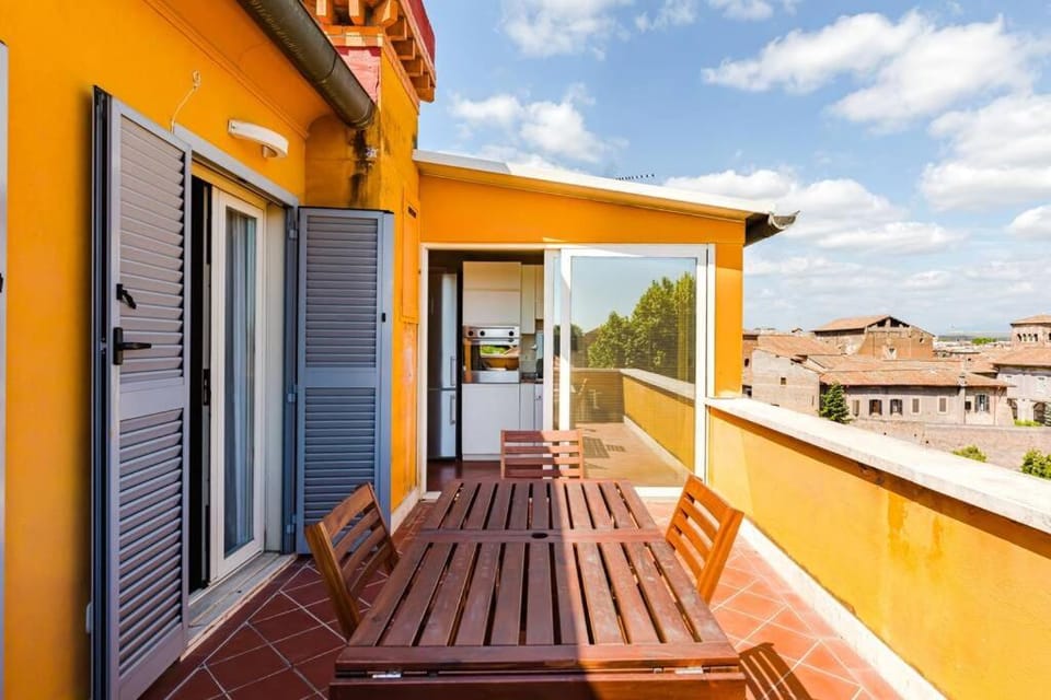 Property building, Day, View (from property/room), Balcony/Terrace, Dining area