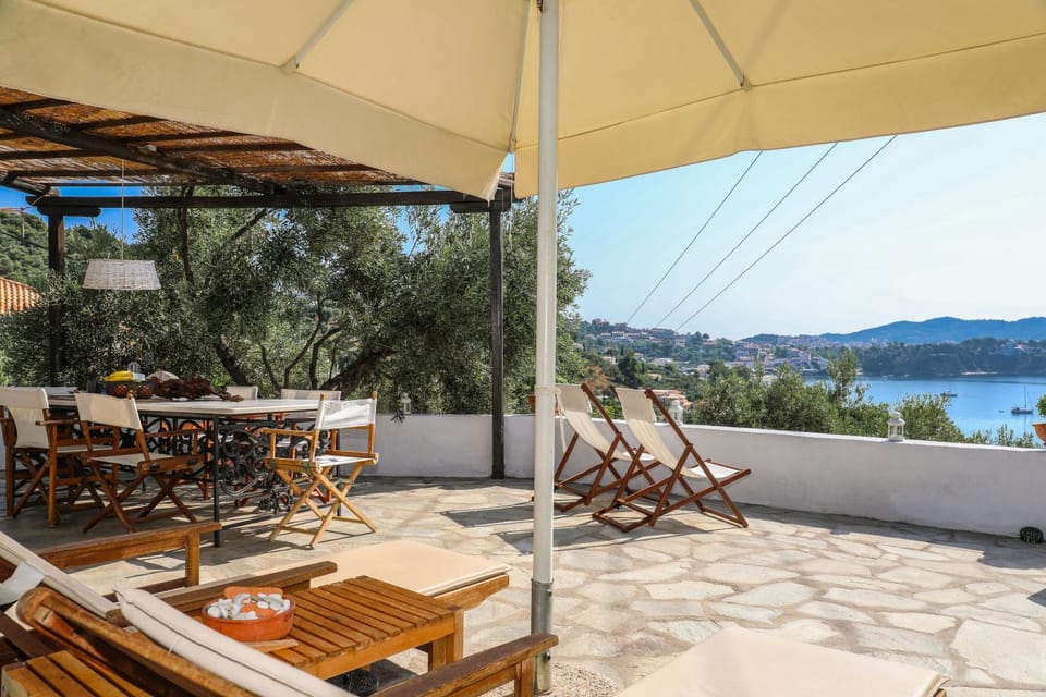 Golden View Villa House in Sporades, Greece