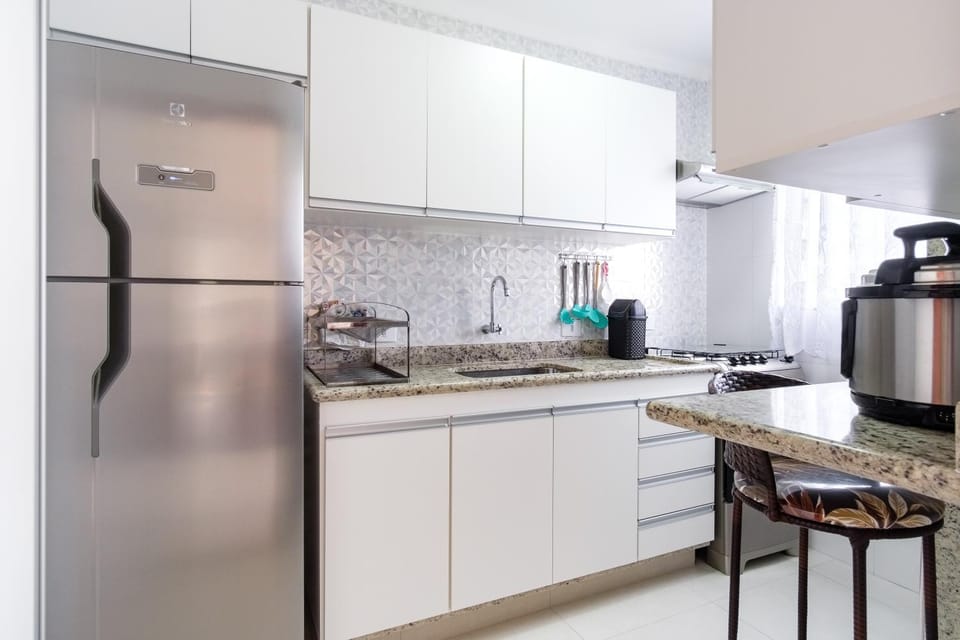 Apartamento a 100 metros da praia - 01 dormitório - Edifício Água Viva Apartment in Ubatuba