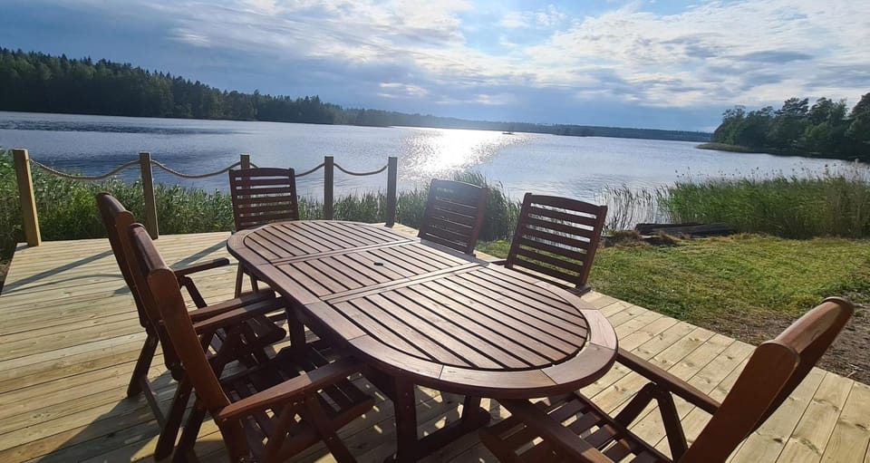 Patio, Balcony/Terrace, Lake view