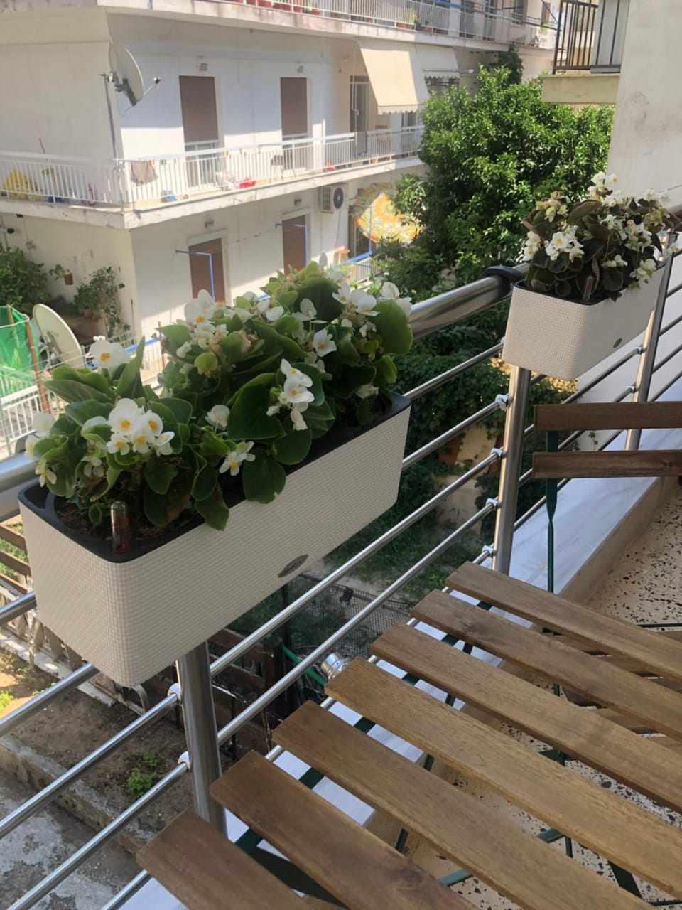 The green apartment House in Kavala