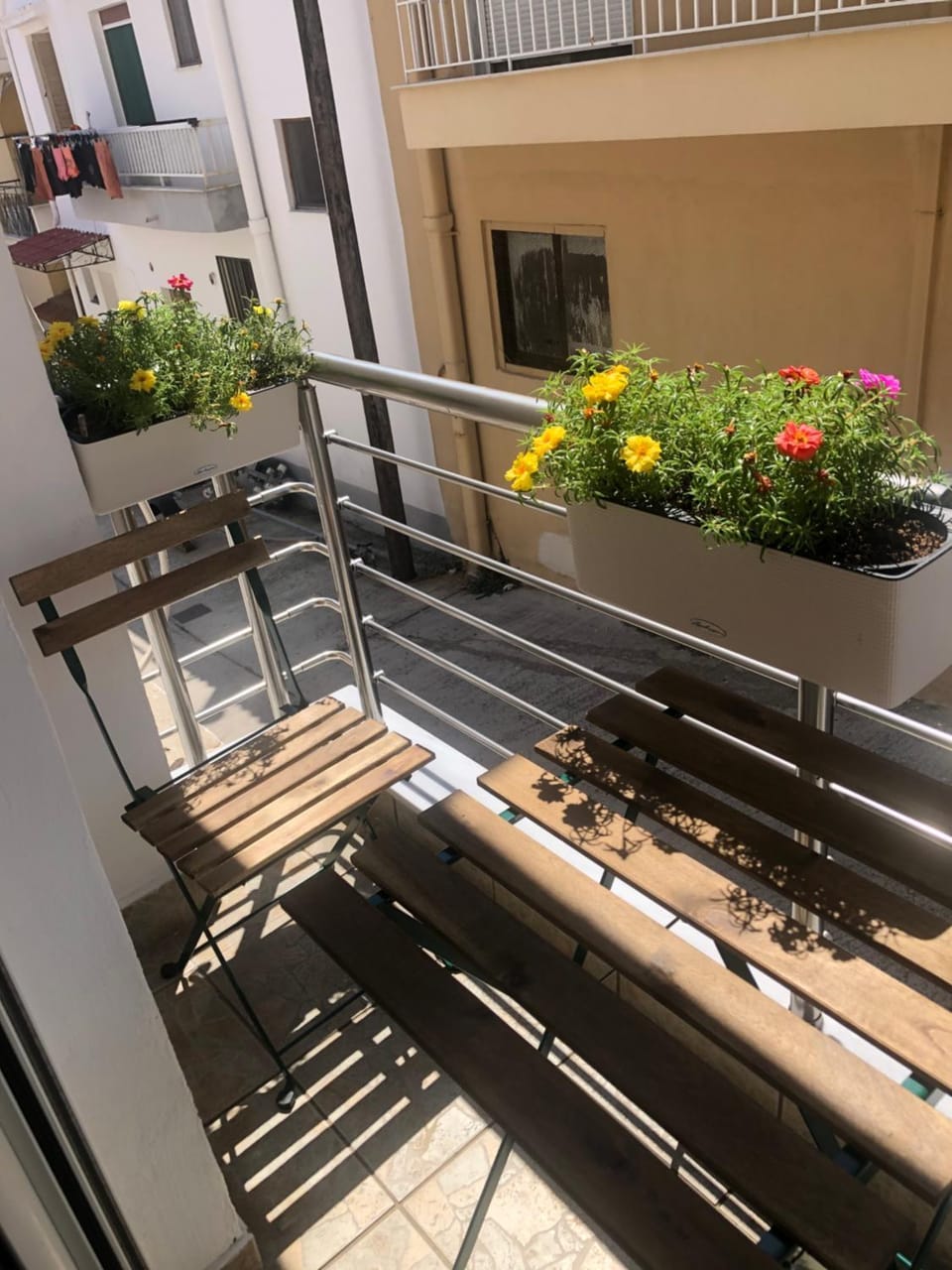 The green apartment House in Kavala