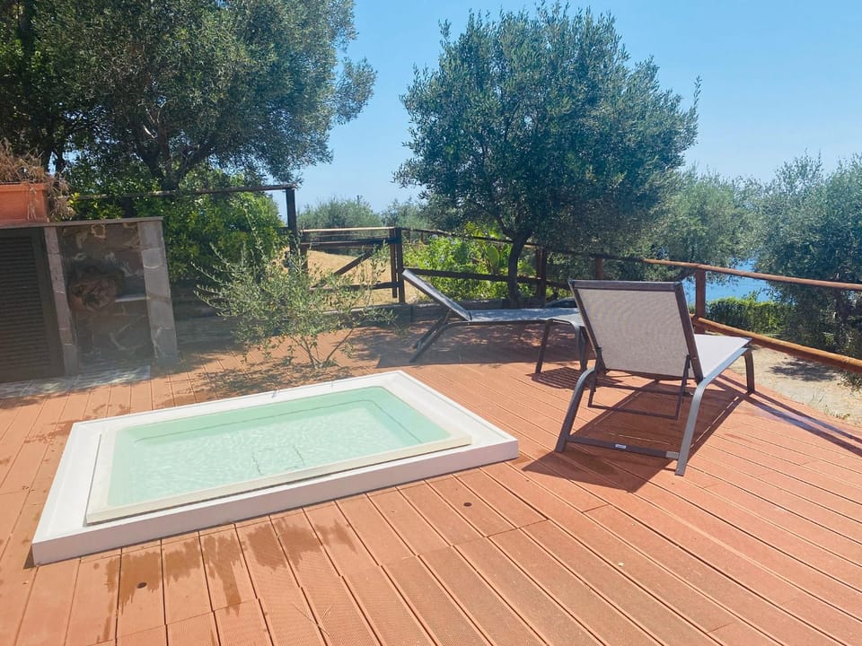 Patio, Garden view, sunbed