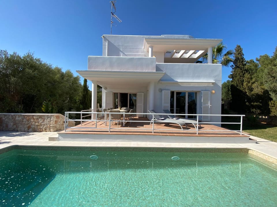 Property building, Living room, Swimming pool