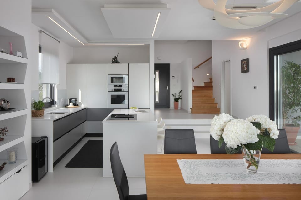 dishwasher, microwave, oven, kitchen