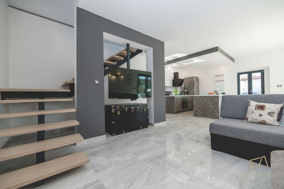 Living room, air conditioner