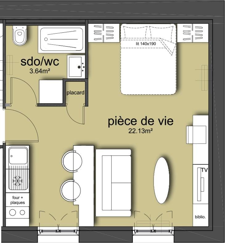 L'audacieux Studio lumineux rénové et équipé en centre ville Apartment in Pays de la Loire