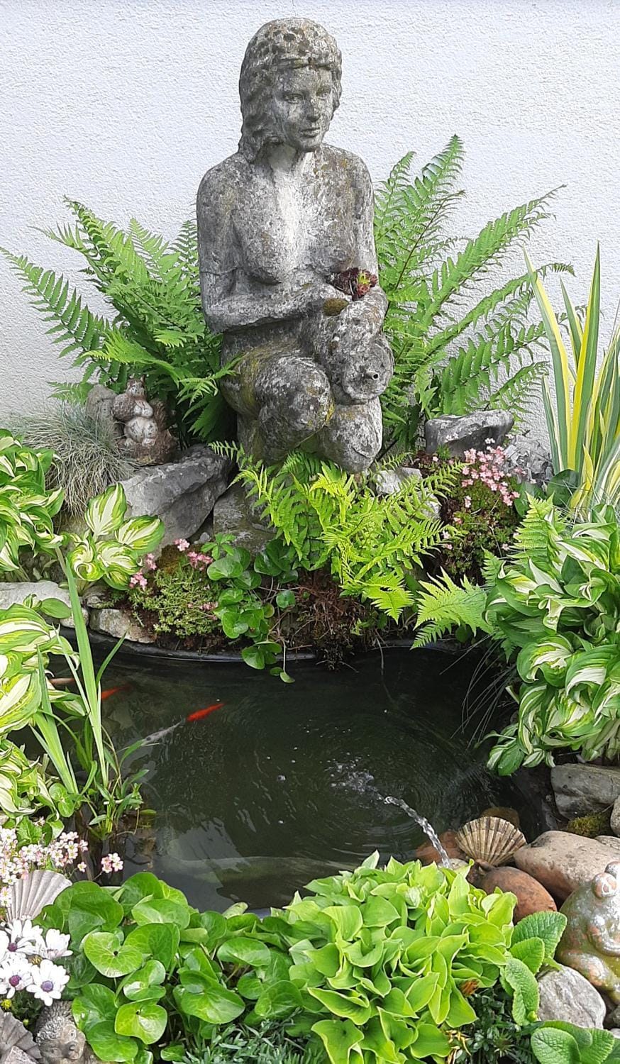 Spring, Garden, Garden view