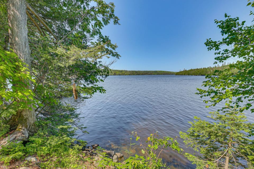 Waterfront Escape on Caribou Lake: Dock + Fire Pit House in Lutsen