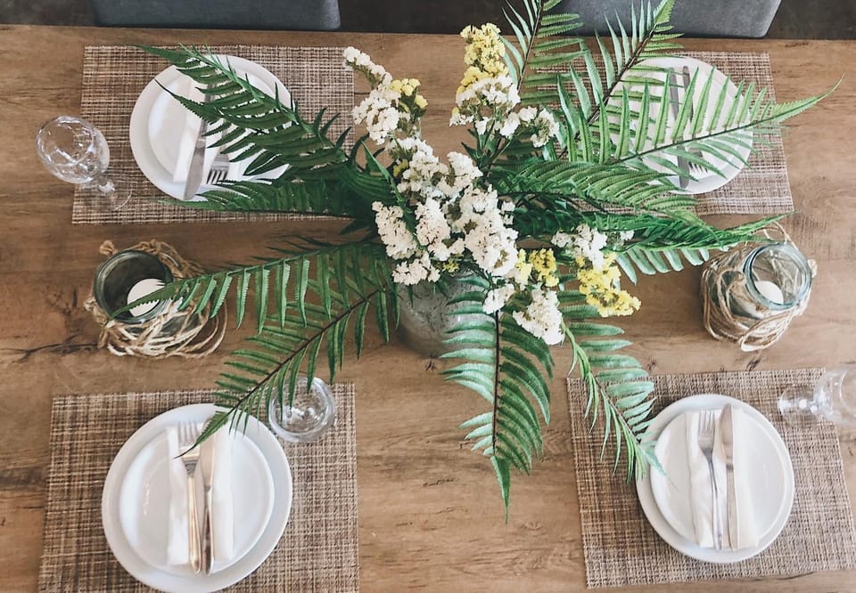 Dining area, Dinner