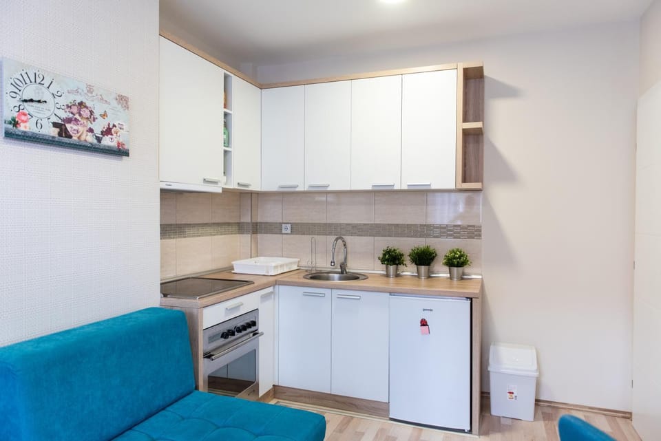 Kitchen or kitchenette, Living room, Seating area, pet friendly, stove
