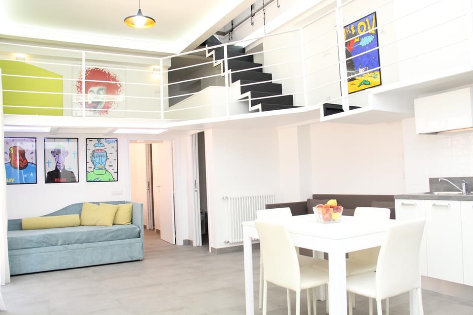 Kitchen or kitchenette, Living room, Dining area