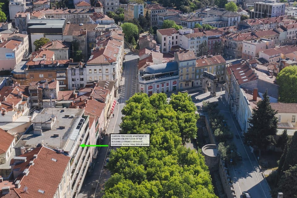 Bird's eye view, City view, Street view