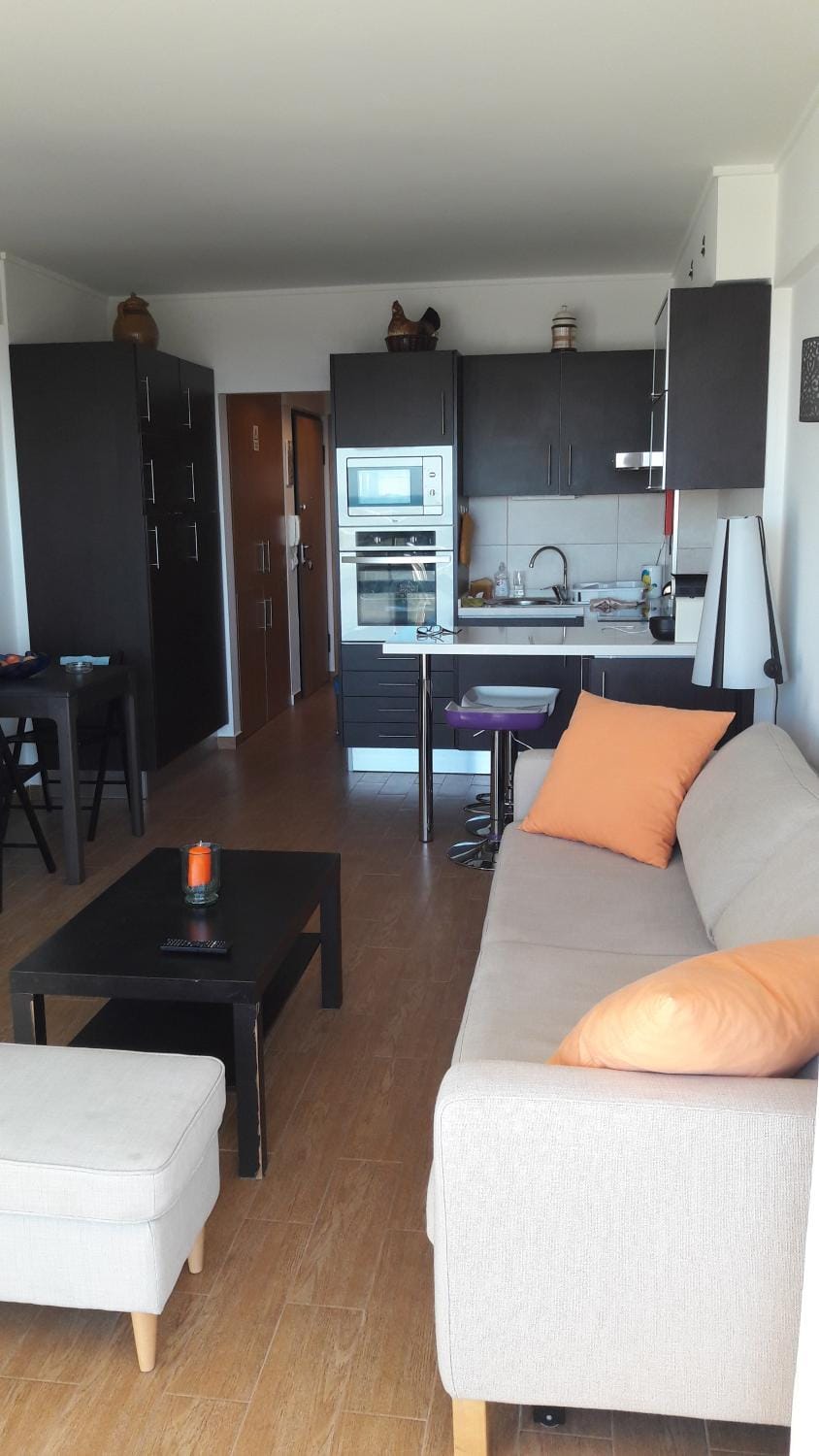 Kitchen or kitchenette, Living room