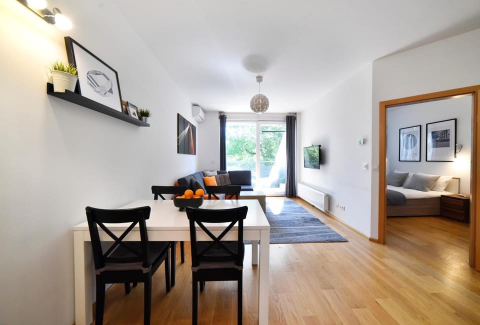 Living room, Seating area, Dining area